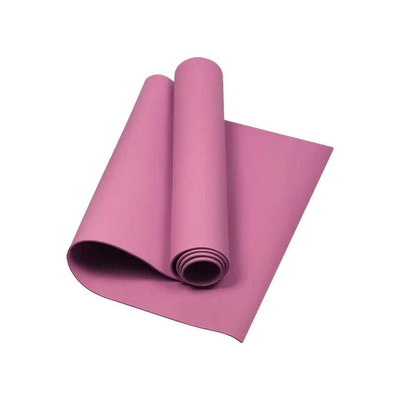 Yoga Mat Thick 1/5" Thick Non Slip Anti-Tear High Density Exercise Mat with Carrying Strap Large Yoga Mat for Floor, Gym, Fitness, Pilates, Stretching, Home Yoga, Workouts